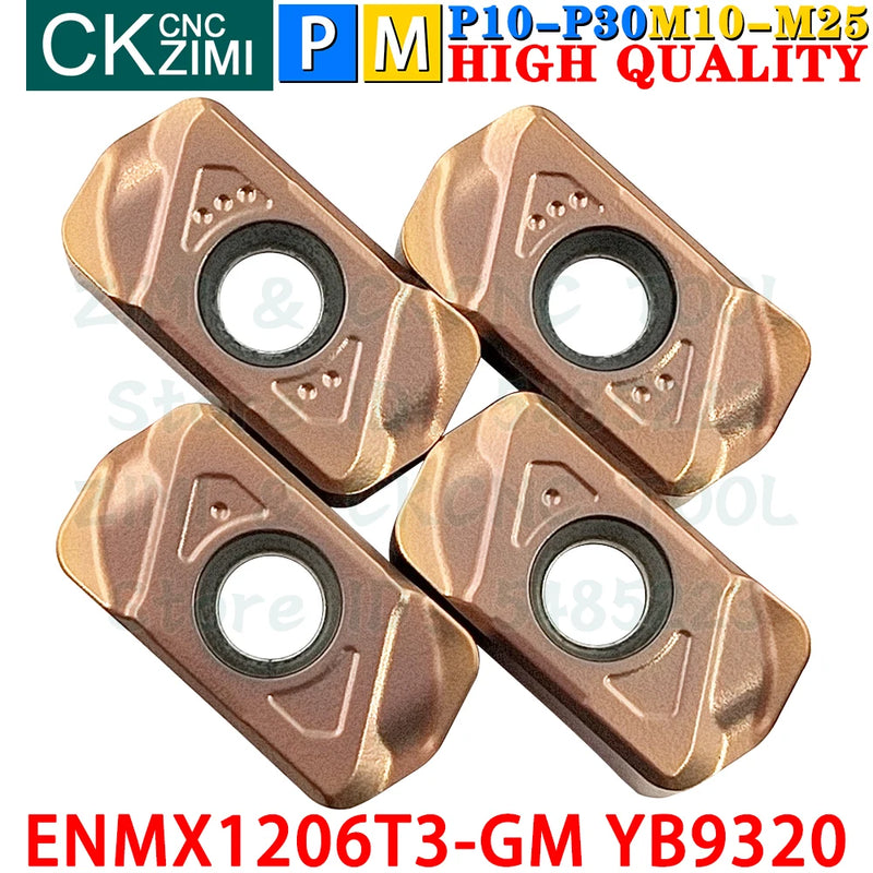 ENMX1206T3-GM YB9320 ENMX 1206T3 GM YB9320 Carbide Inserts Fast Feed Milling Inserts LNMU CNC Metal Lathe Indexable Milling Tool