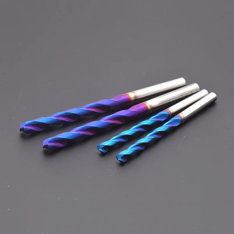 CNC Carbide Drill 2-20mm Long Length Tungsten Steel wist Drill Bits 60 80 100mm For Stainless Steel Metal Aluminum Copper Drill